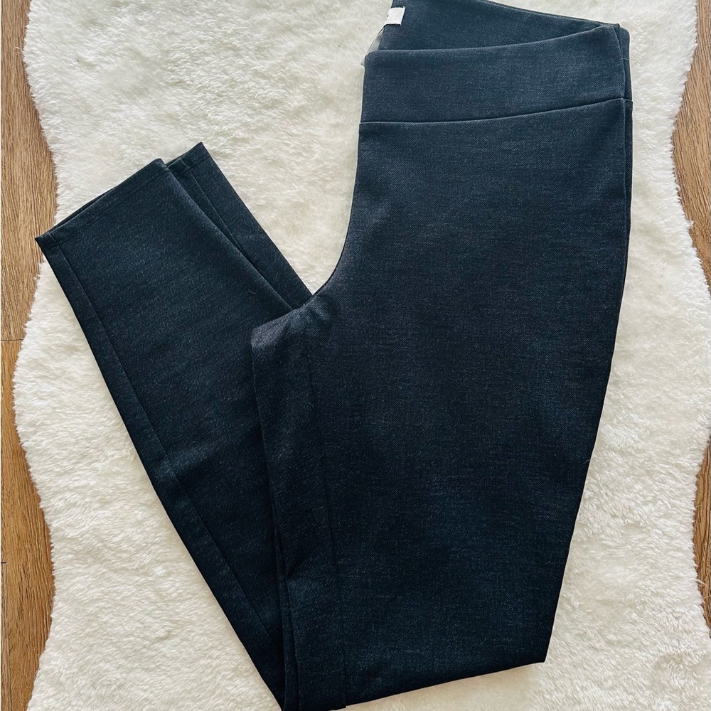 White House Black Market Black Leggings with Slim Fit and Tapered Legs
